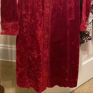 Vintage GUESS BoHo GORGEOUS Velvet Duster